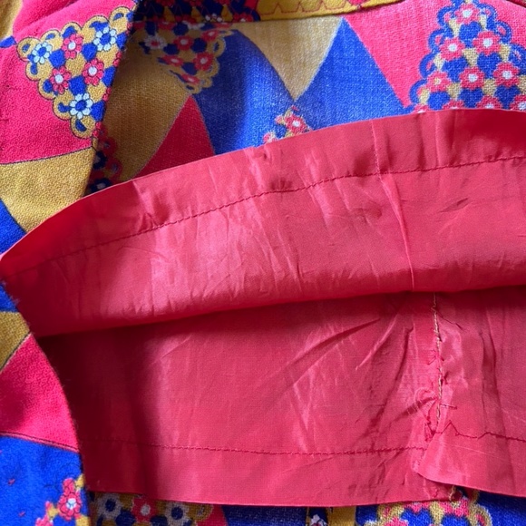 Handmade Vintage Halter Neck Empire Waist Dress 1970's - Picture 4 of 11